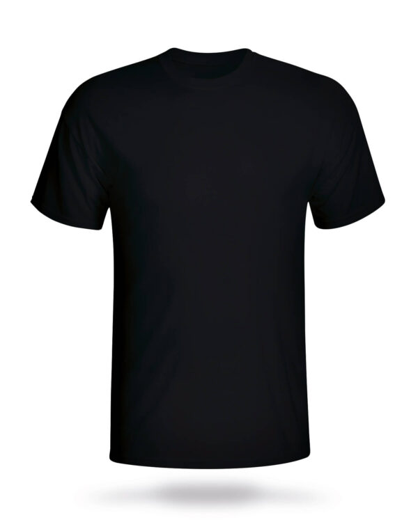 T-shirt Zwart Voorkant